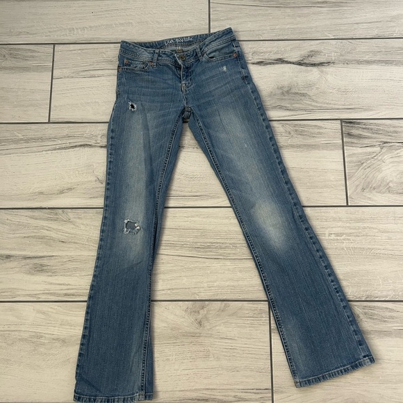 Aeropostale Blue Boot Cut Jeans with Vintage Charm - Picture 1 of 5